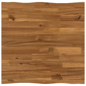 vidaXL Plateau de Table Rectangulaire 40 x 40 x 3,5 cm Carr&eacute; Naturel