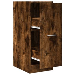vidaXL Armoire d'apothicaire ch&ecirc;ne fum&eacute; 30x41x77,5cm bois d'ing&eacute;nierie