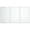 vidaXL Tableau blanc magn&eacute;tique pliable 150x100x1,7 cm aluminium