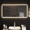 vidaXL Miroir de salle de bain &agrave; LED 100x50 cm