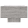 vidaXL Table basse sonoma gris 100x49,5x31 cm bois d'ingénierie
