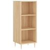 vidaXL Buffet haut Chêne sonoma 34,5x34x180 cm Bois d'ingénierie