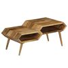 vidaXL Table basse Bois de manguier massif 104x50x45 cm