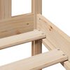 vidaXL Lit biblioth&egrave;que sans matelas 120x190 cm bois de pin massif
