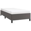 vidaXL Cadre de lit sans matelas gris 90x200 cm similicuir