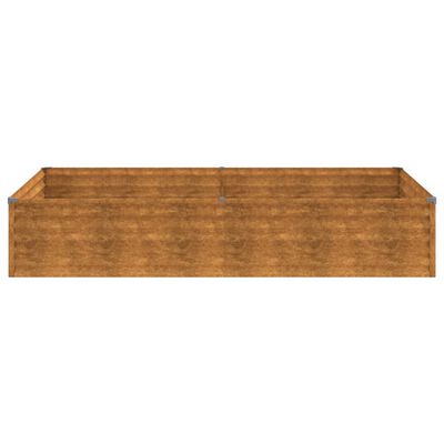 vidaXL Lit surélevé de jardin 195x100x36 cm acier corten