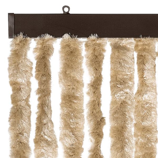 vidaXL Moustiquaire Beige 56x185 cm Chenille
