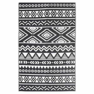vidaXL Tapis d'ext&eacute;rieur ARAKIL Noir 190x290 cm PP