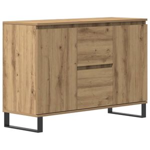 vidaXL Buffet ch&ecirc;ne artisanal 101,5x35x70 cm bois d'ing&eacute;nierie