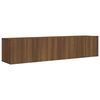 vidaXL Ensemble de meubles TV 2 pcs Ch&ecirc;ne marron Bois d'ing&eacute;nierie