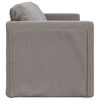 vidaXL Canap&eacute;-lit 2 en 1 taupe 112x174x55 cm tissu