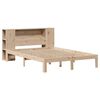 vidaXL Lit biblioth&egrave;que sans matelas 135x190 cm bois de pin massif