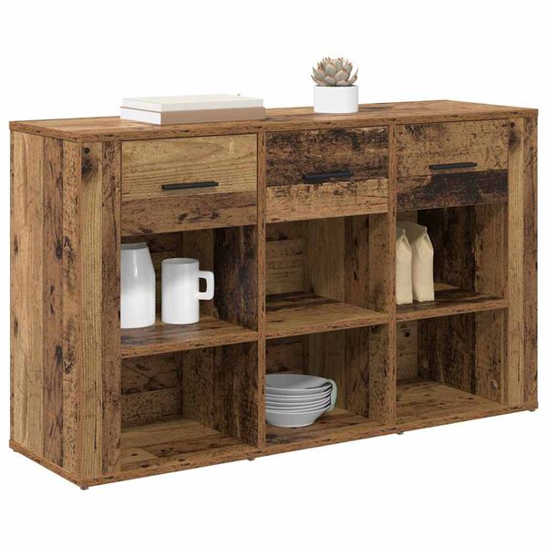 vidaXL Buffet Bois Ancien 100 x 30 x 59,5 cm Bois d'ing&eacute;nierie