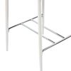 vidaXL Tabourets de bar lot de 2 blanc similicuir
