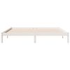 vidaXL Cadre de lit extra long sans matelas 180x220 cm bois massif pin