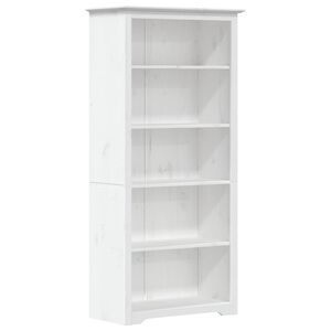 vidaXL Biblioth&egrave;que BODO blanc 82x40x173 cm bois pin massif 5 niveaux
