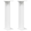 vidaXL Support de Plante 2 pi&egrave;ces Blanc 25 x 25,5 x 100,5 cm