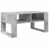 vidaXL Table basse Gris b&eacute;ton 92 x 53 x 45 cm Bois d'ing&eacute;nierie