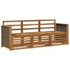 vidaXL Ensembles de canap&eacute;s 3 pcs Bois d'Acacia Massif