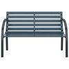 vidaXL Banc de jardin 120 cm Gris Bois