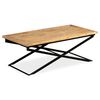 vidaXL Table basse Bois de manguier massif 110x55x42 cm