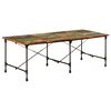 vidaXL Table &agrave; manger 220x90x77 cm bois massif de r&eacute;cup&eacute;ration