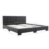 vidaXL Cadre de lit sans matelas en similicuir noir 200 x 160 cm