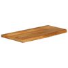 vidaXL Dessus de table &agrave; bord vivant 70x40x2,5 cm bois massif manguier