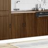 vidaXL Meuble de base de lavabo Lucca ch&ecirc;ne marron bois d'ing&eacute;nierie