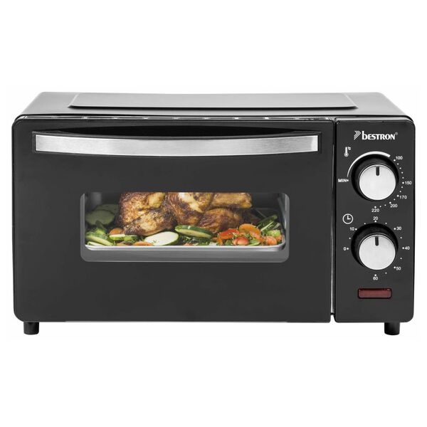 Bestron Mini four &agrave; gril AOV9 Noir 800 W 9 L