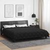 vidaXL Duvet d'hiver Noir et anthracite 220 x 260 cm Microfibre