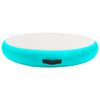 vidaXL Tapis gonflable de gymnastique avec pompe 100x100x20cm PVC Vert