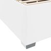 vidaXL Cadre de lit Blanc 200 x 200 cm Faux cuir