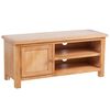 vidaXL Meuble TV 103 x 36 x 46 cm Bois de ch&ecirc;ne solide