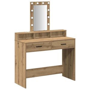 vidaXL Table de Toilette Marron 100 x 41 x 140 cm Bois d'ing&eacute;nierie
