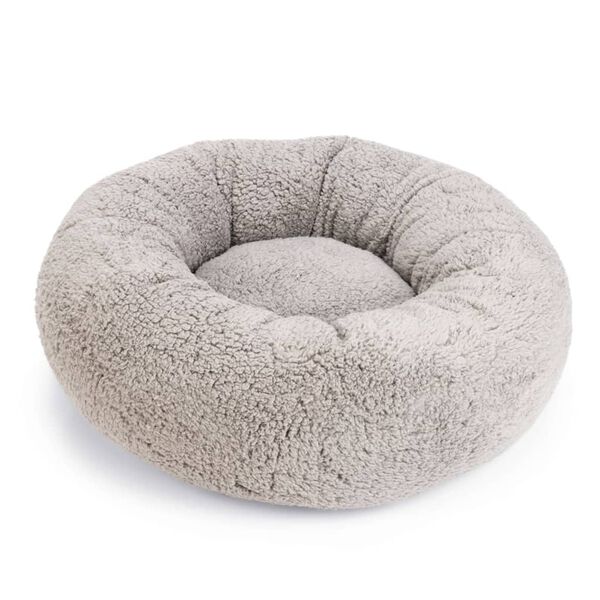 Beeztees Lit pour chien Mousse &agrave; m&eacute;moire de forme Jaxx 50x20 cm Gris