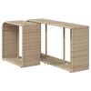 vidaXL &Eacute;tag&egrave;res de rangement 2 pcs beige r&eacute;sine tress&eacute;e
