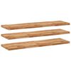 vidaXL &Eacute;tag&egrave;res flottantes 3 pcs 160x40x4 cm acacia massif &agrave; l'huile