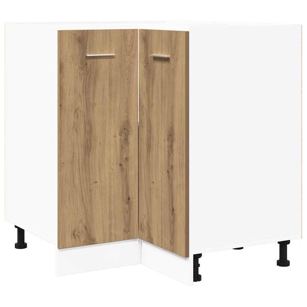 vidaXL Meuble de cuisine "Lyon" Chêne artisanal 75,5 x 75,5 x 81,5 cm Bois d'ingénierie