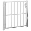 vidaXL Portail de jardin 100 x 95 cm en acier inoxydable