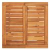 vidaXL Ensemble de bar de jardin 3 pcs noir bois massif acacia rotin