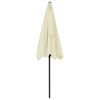 vidaXL Parasol de plage jaune sable 200x125 cm