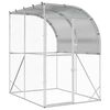 vidaXL Poulailler Argent&eacute; 200 x 200 x 215 cm Acier galvanis&eacute;