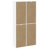 vidaXL Armoires latérales 4 pcs ODDA blanc 40x24x79 cm bois massif pin
