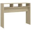 vidaXL Table console ch&ecirc;ne sonoma 105x30x80 cm bois d'ing&eacute;nierie