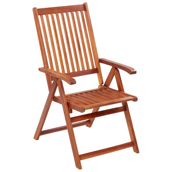 vidaXL Chaises pliables de jardin lot de 6 Bois d'acacia solide