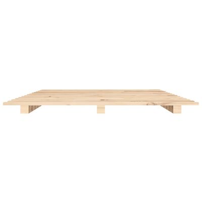 vidaXL Cadre de lit sans matelas 75x190 cm bois de pin massif