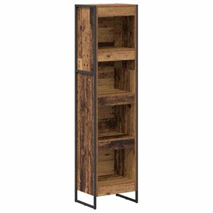 vidaXL Biblioth&egrave;que 40 x 30 x 155 cm Bois d'ing&eacute;nierie Bois Ancien
