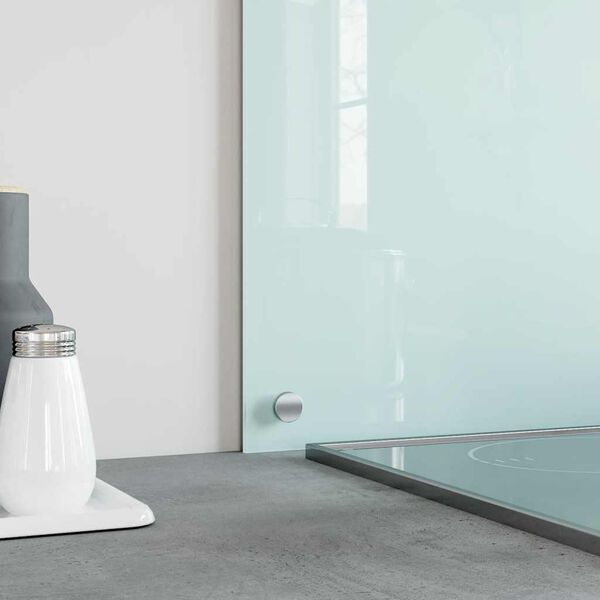 vidaXL Dosseret de cuisine Blanc 80x60 cm Verre tremp&eacute;