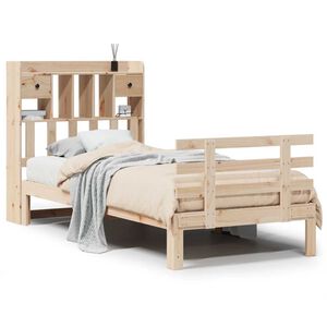 vidaXL Lit biblioth&egrave;que sans matelas 100x200 cm bois massif de pin